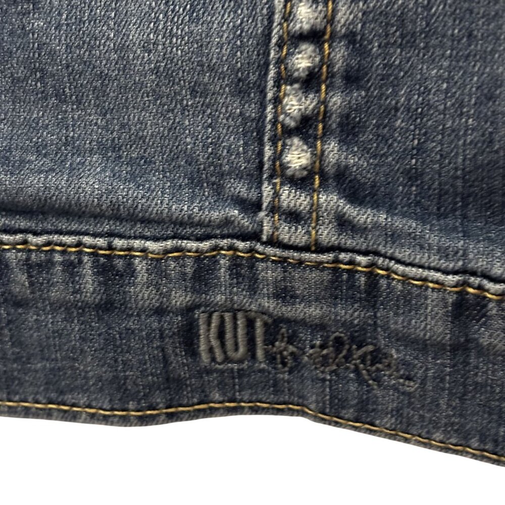 Kut From The Kloth Blue Denim Jacket Size L - Picture 5 of 11